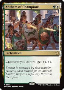 MTG Single: Anthem of Champions [Foundations Prerelease Promos]