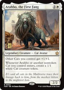 Arahbo, the First Fang [Foundations Prerelease Promos]