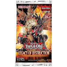 Ygo Boxes: YuGiOh! Legacy of Destruction Booster Pack