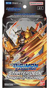 Boosters Boxes And Decks: Digimon TCG: ST15 Deck - Dragon of Courage