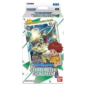 Boosters Boxes And Decks: Digimon Giga Green Deck