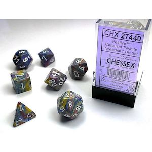 Dice: Chessex - Festive Polyhedral 7-Die Set