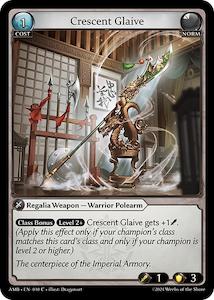 Grand Archive Singles: Crescent Glaive (010) [Mortal Ambition]