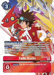Digimon Singles: Taiki Kudo [BT12-087] (Alternate Art) [Across Time]
