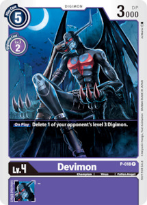 Digimon Singles: Devimon [P-018] [Promotional Cards]