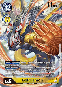 Digimon Singles: Goldramon [EX3-035] (Alternate Art) [Draconic Roar]