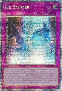 Yugioh Singles: Ice Barrier [RA01-EN071] Quarter Century Secret Rare
