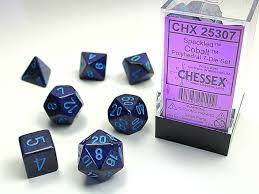 Dice: Chessex - Polyhedral 7-Die Set Speckled Cobalt