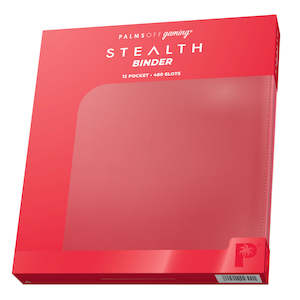 Palms Off Gaming: Stealth Binder Red 12 Pocket