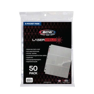 BCW 9 – Pocket Protective Pages – Laserweld (50 CT. PACK)