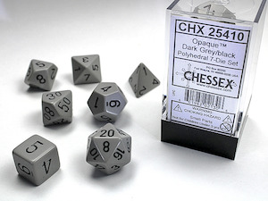 Chessex - Opaque Polyhedral 7-Die Set