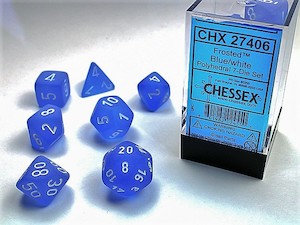 Dice: Chessex - Frosted Polyhedral 7-Die Set
