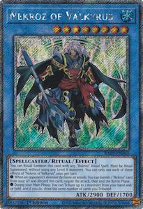 Yugioh Singles: Nekroz of Valkyrus (Platinum Secret Rare) [RA03-EN263] Platinum Secret Rare