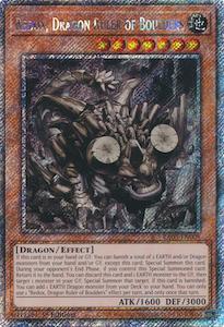 Yugioh Singles: Redox, Dragon Ruler of Boulders (Platinum Secret Rare) [RA03-EN008] Platinum Secret Rare
