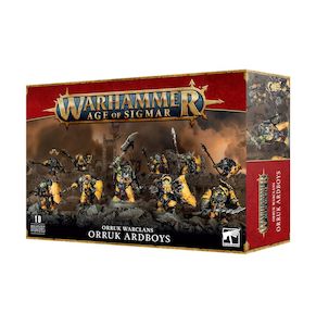 Warhammer Figures And Tools: Warhammer Age of Sigmar Orruk Warclans: Orruk Ardboys 89-61