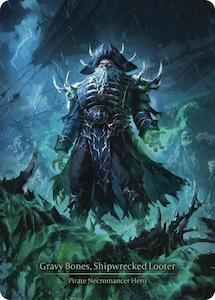 High End Flesh And Blood Singles: Gravy Bones, Shipwrecked Looter (Marvel) [SEA043] (High Seas)  Cold Foil