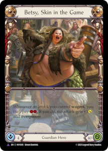 High End Flesh And Blood Singles: Betsy, Skin in the Game (Marvel) [HVY045] (Heavy Hitters)  Cold Foil