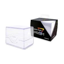 Deck Boxes: BCW Prism Deck Case- Polished - Crystal Clear