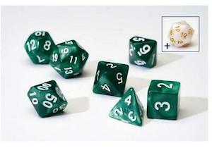 Sirius Dice 7-Die Set - Pearl