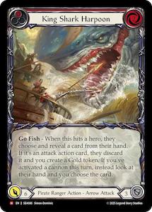 King Shark Harpoon (Extended Art) [SEA086] (High Seas)  Rainbow Foil