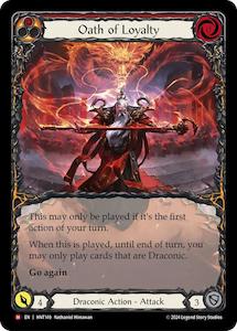 Oath of Loyalty (Extended Art) [HNT149] (The Hunted)  Rainbow Foil