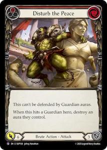 Flesh And Blood Singles 1: Disturb the Peace [SUP130] (Super Slam)  Rainbow Foil