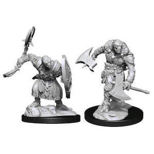 D D Miniatures: D&D Miniature Figurine - Warforged Barbarian