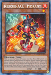 Yugioh Singles: Rescue-ACE Hydrant [AMDE-EN004] Collector's Rare