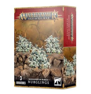 Warhammer Figures And Tools: Warhammer Age of Sigmar Maggotkin of Nurgle: Nurslings 97-18