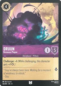 Lorcana Singles: Druun - Ravenous Plague (46/204) [Reign of Jafar]