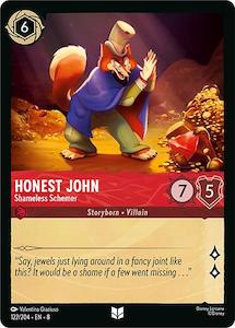 Lorcana Singles: Honest John - Shameless Schemer (122/204) [Reign of Jafar]
