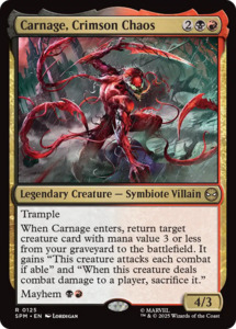 Mtg Singles Instock: Carnage, Crimson Chaos [Marvel's Spider-Man]