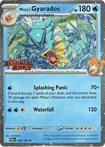 Pokemon Singles: Misty's Gyarados (049/182) (Destined Rivals Stamp) [Scarlet & Violet: Destined Rivals]