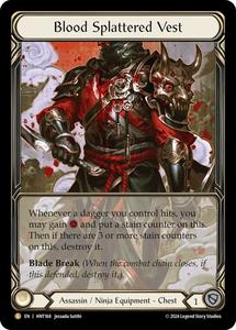 High End Flesh And Blood Singles: Blood Splattered Vest (Extended Art) [HNT168] (The Hunted)  Cold Foil