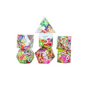Sirius Dice - Spikey Fruit Set of 7