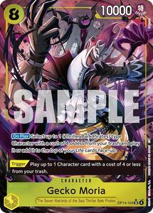 One Piece: Gecko Moria (OP14-104) (Alternate Art) [The Azure Sea's Seven]
