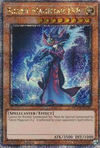 Yugioh Singles: Silent Magician LV8 [MZTM-EN000] Quarter Century Secret Rare