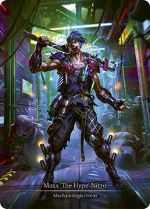 High End Flesh And Blood Singles: Maxx 'The Hype' Nitro [GEM105] (GEM Pack 4) Cold Foil