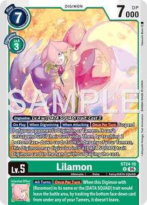 All: Lilamon [ST24-10] [Starter Deck: Data Squad]