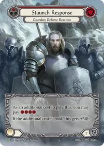 All: Staunch Response (Red) (Marvel) [TNP019] (Promo)  Rainbow Foil