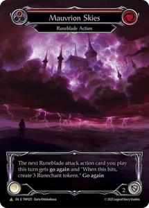 All: Mauvrion Skies (Red) (Marvel) [TNP025] (Promo)  Rainbow Foil