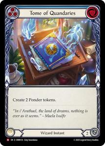 Flesh And Blood Singles 1: Tome of Quandaries (Blue) [OMN133] (Omens of the Third Age)