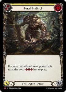 Flesh And Blood Singles 1: Feral Instinct [OMN229] (Omens of the Third Age)