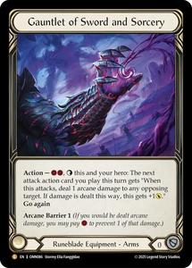 Gauntlet of Sword and Sorcery [OMN086] (Omens of the Third Age)  Rainbow Foil