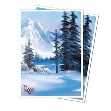 Sleeves: Ultra Pro: Bob Ross - Winter Paradise 105ct Apex Deck Protector Sleeves