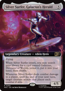 Silver Surfer, Galactus's Herald (Extended Art) [Marvel Super Heroes Commander]