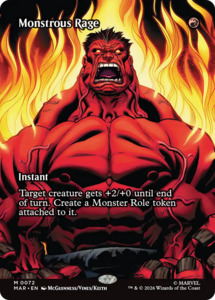 Monstrous Rage (Borderless) [Marvel Universe: Eternal-Legal]
