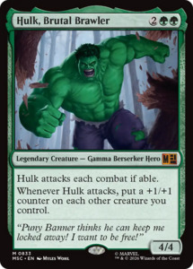 Hulk, Brutal Brawler [Marvel Super Heroes Commander]