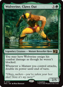 Wolverine, Claws Out [Marvel Super Heroes Commander]
