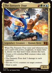 Mtg Singles Instock: The Fantastic Four [Marvel Super Heroes Commander]